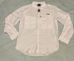 Gradual Medium Men’s White Fishing Shirt Lightweight New